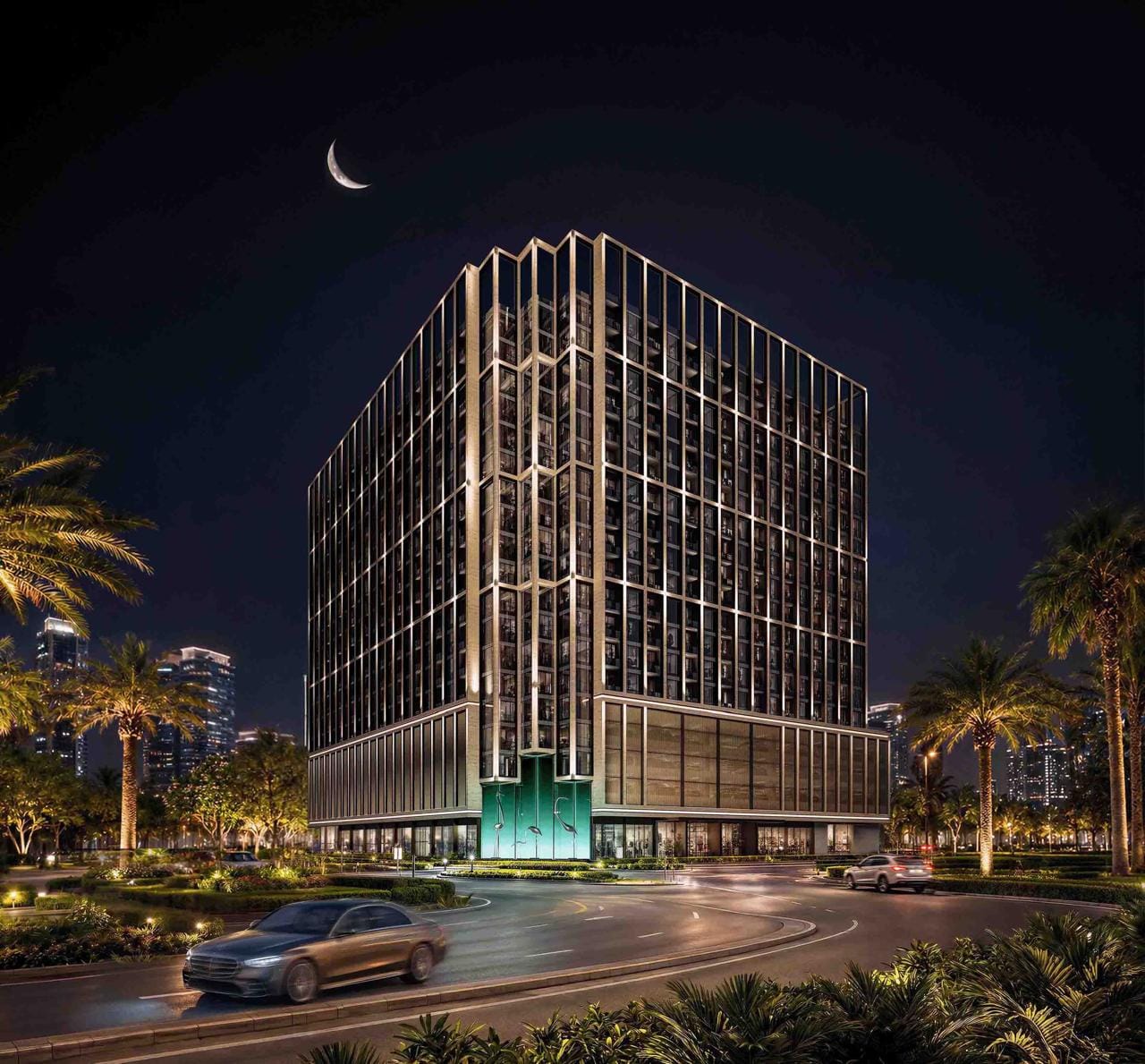 Binghatti Starfall residential tower in Al Jaddaf, Dubai