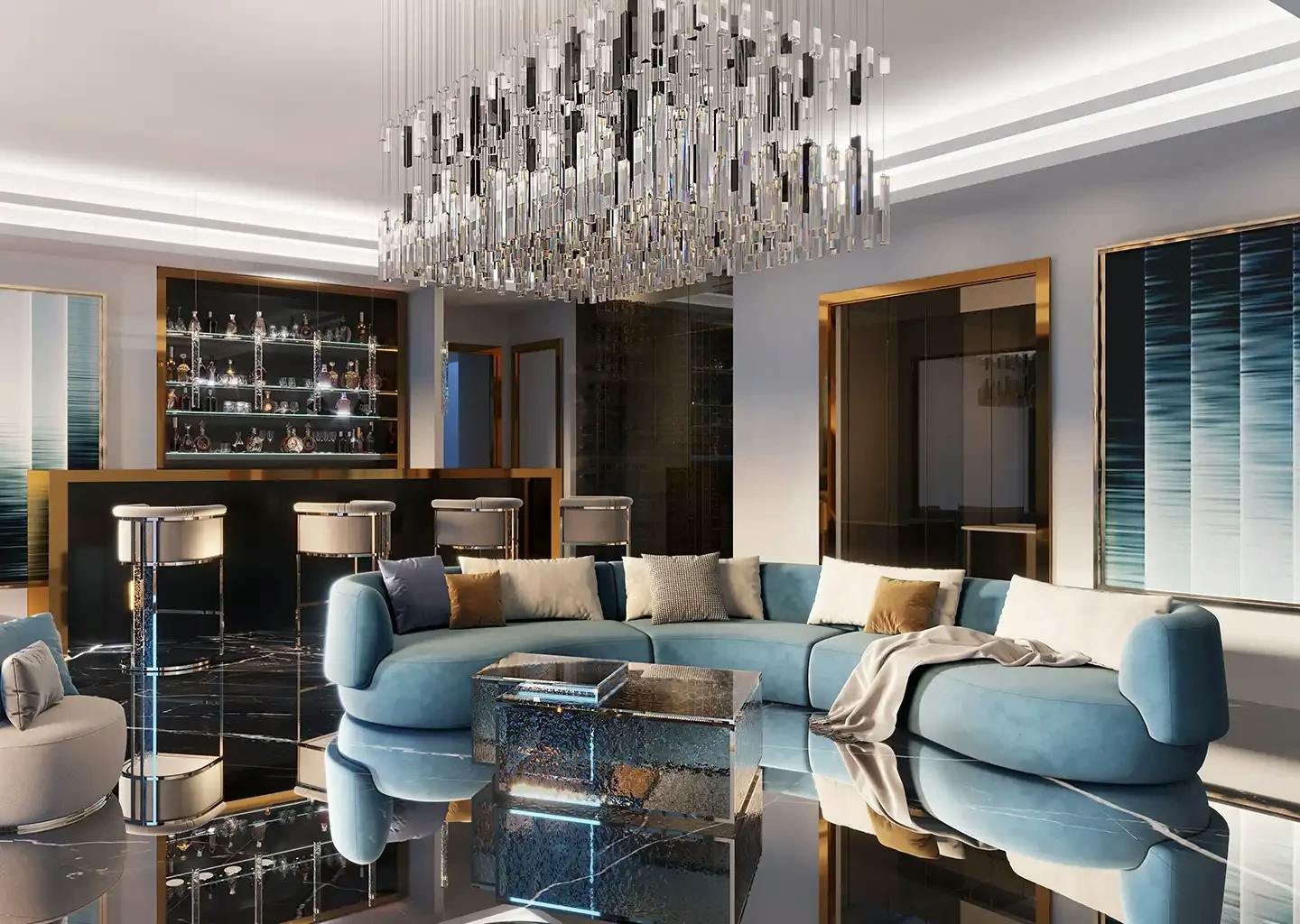 Burj Binghatti Jacob & Co Residences tower in Business Bay