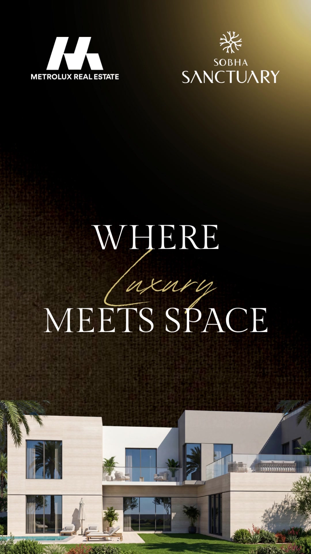 Sobha Sanctuary — exclusive villas & townhouses. Only 2,200 homes.