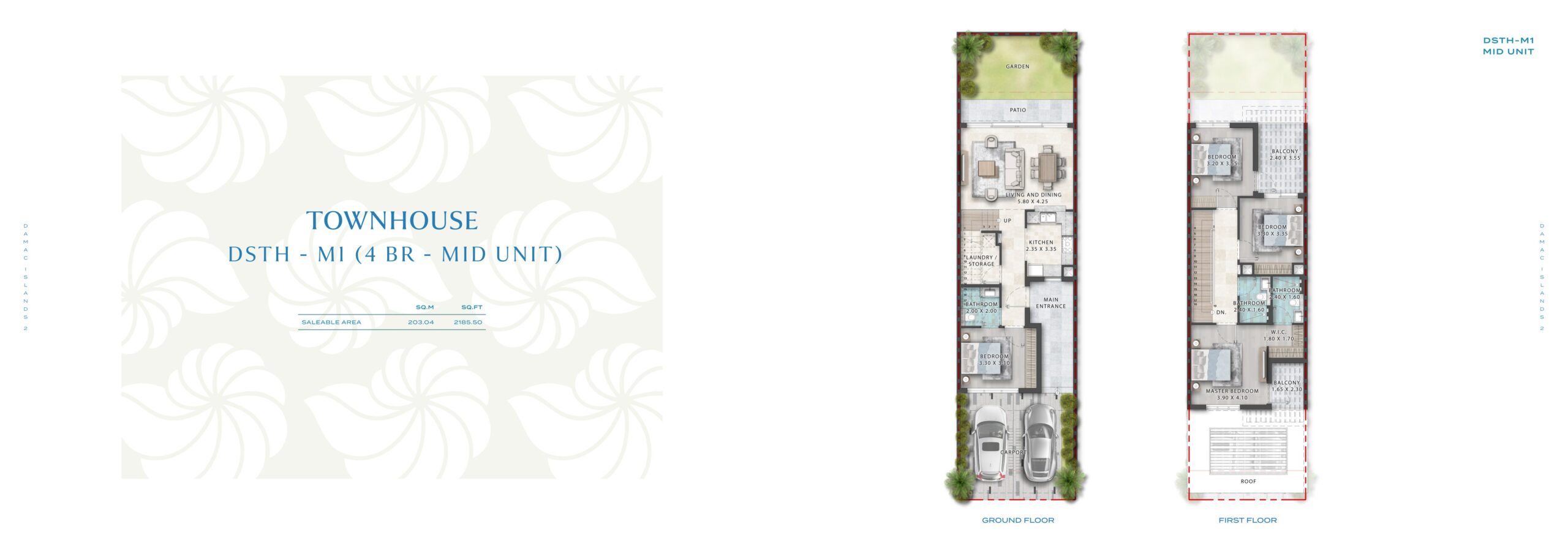 4 Bedroom Townhouse – DAMAC Islands 2